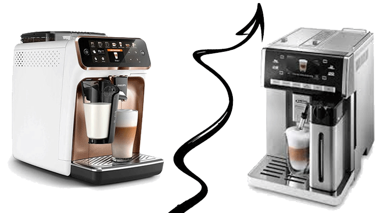 مقایسه اسپرسو ساز اتومات فیلیپس و دلونگی